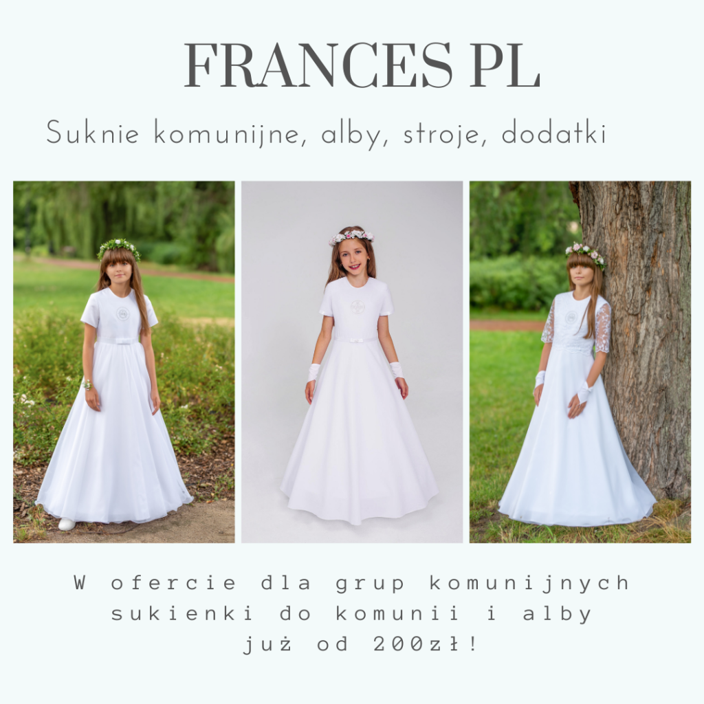 Sukienki Do Komunii I Alby Oferta Dla Grup Komunijnych Stroje