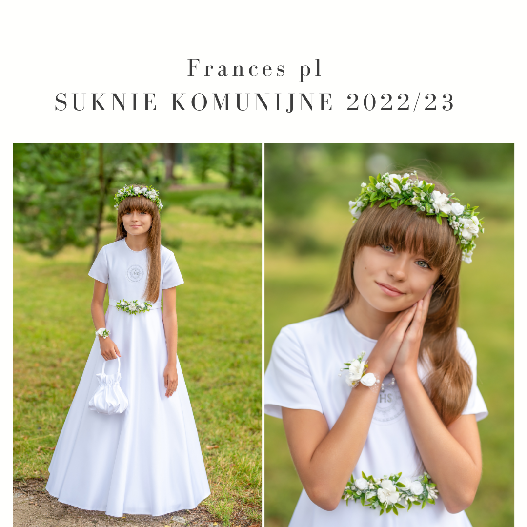You are currently viewing Suknie komunijne Frances nowy katalog 2022/2023