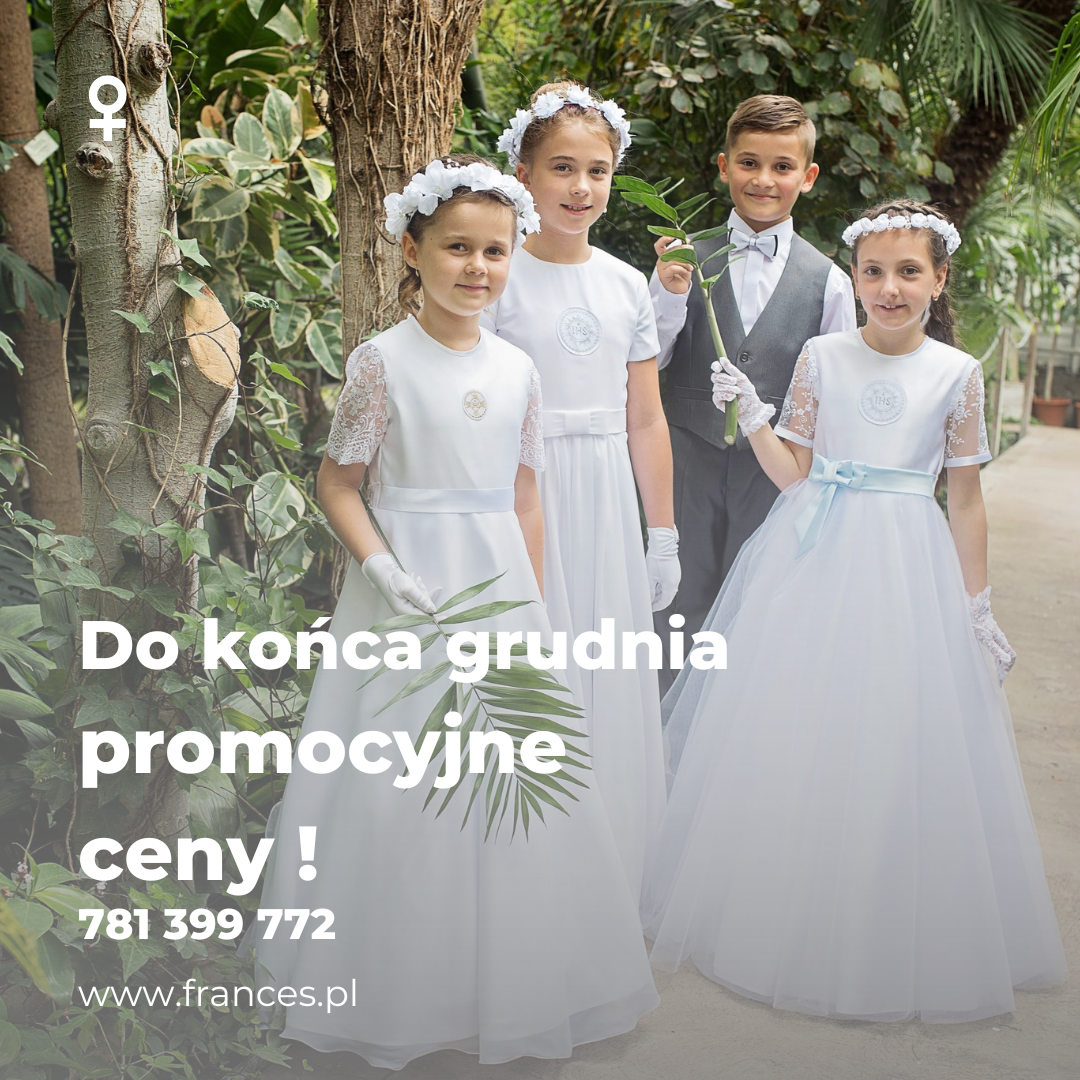 Read more about the article Suknie komunijne Frances przedsprzedaż