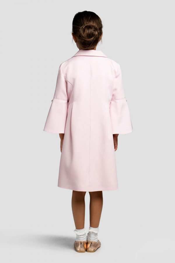 Lekki płaszcz dla dziewczynki różowy