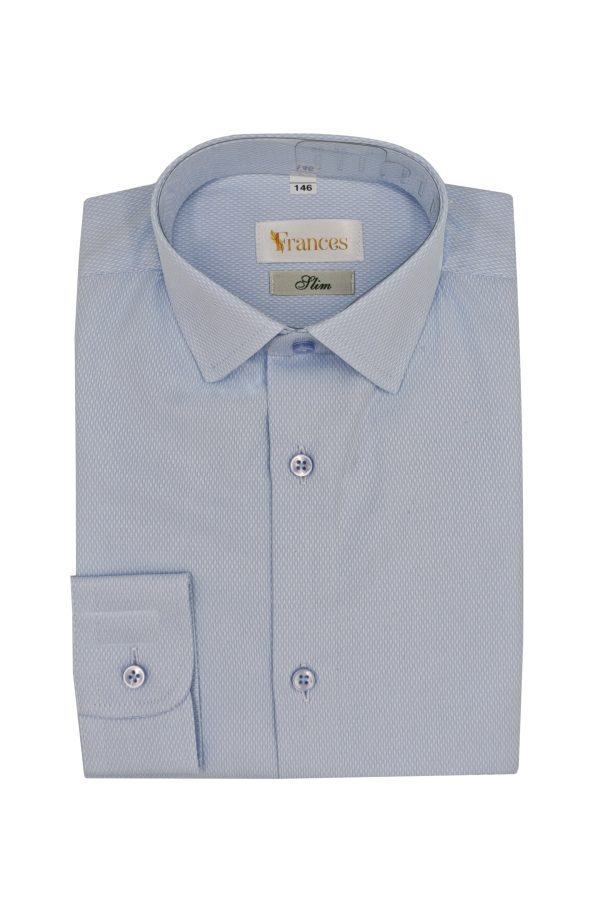 Błękitna koszula smart-casual SLIM