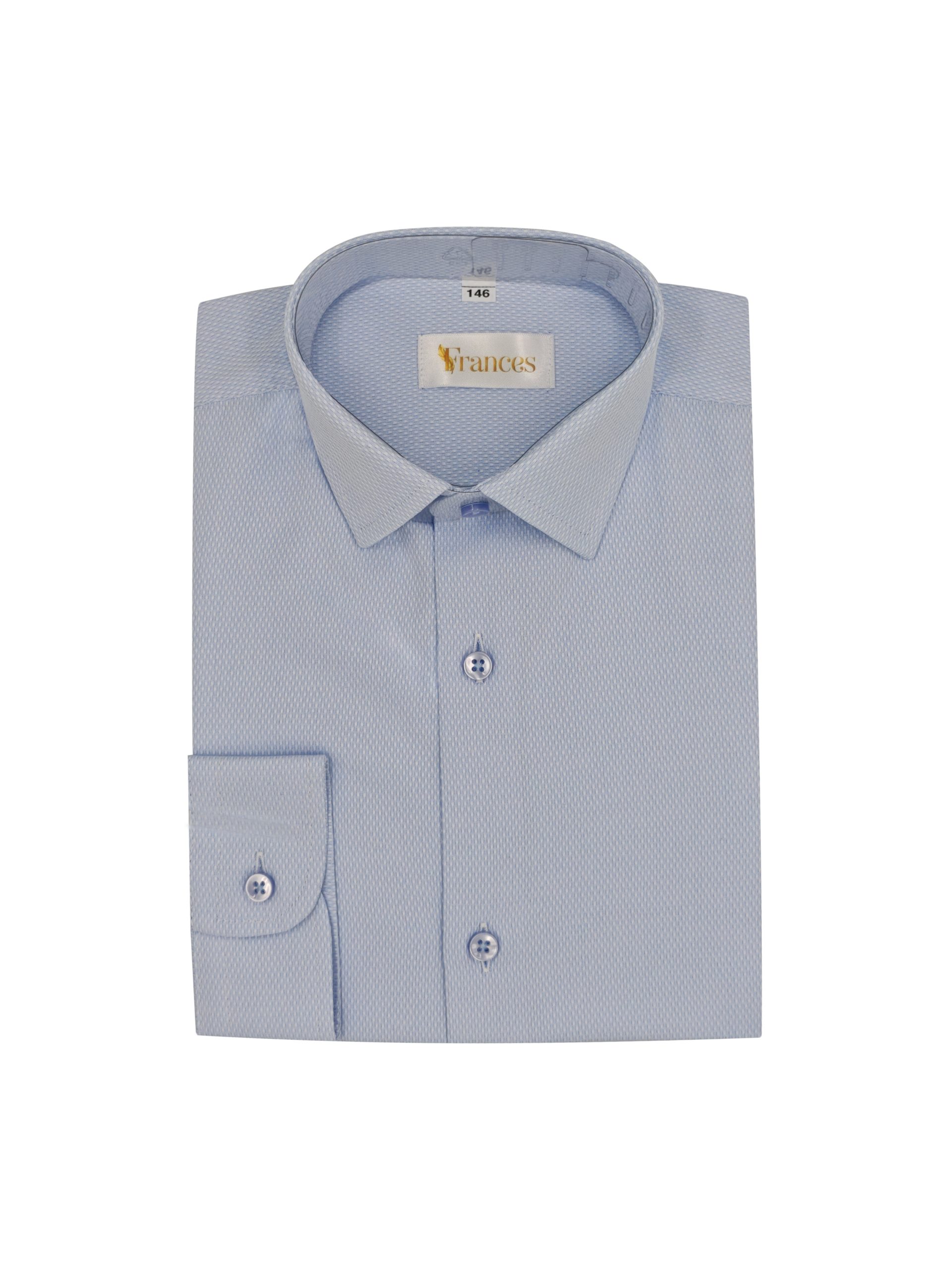 Błękitna koszula smart-casual
