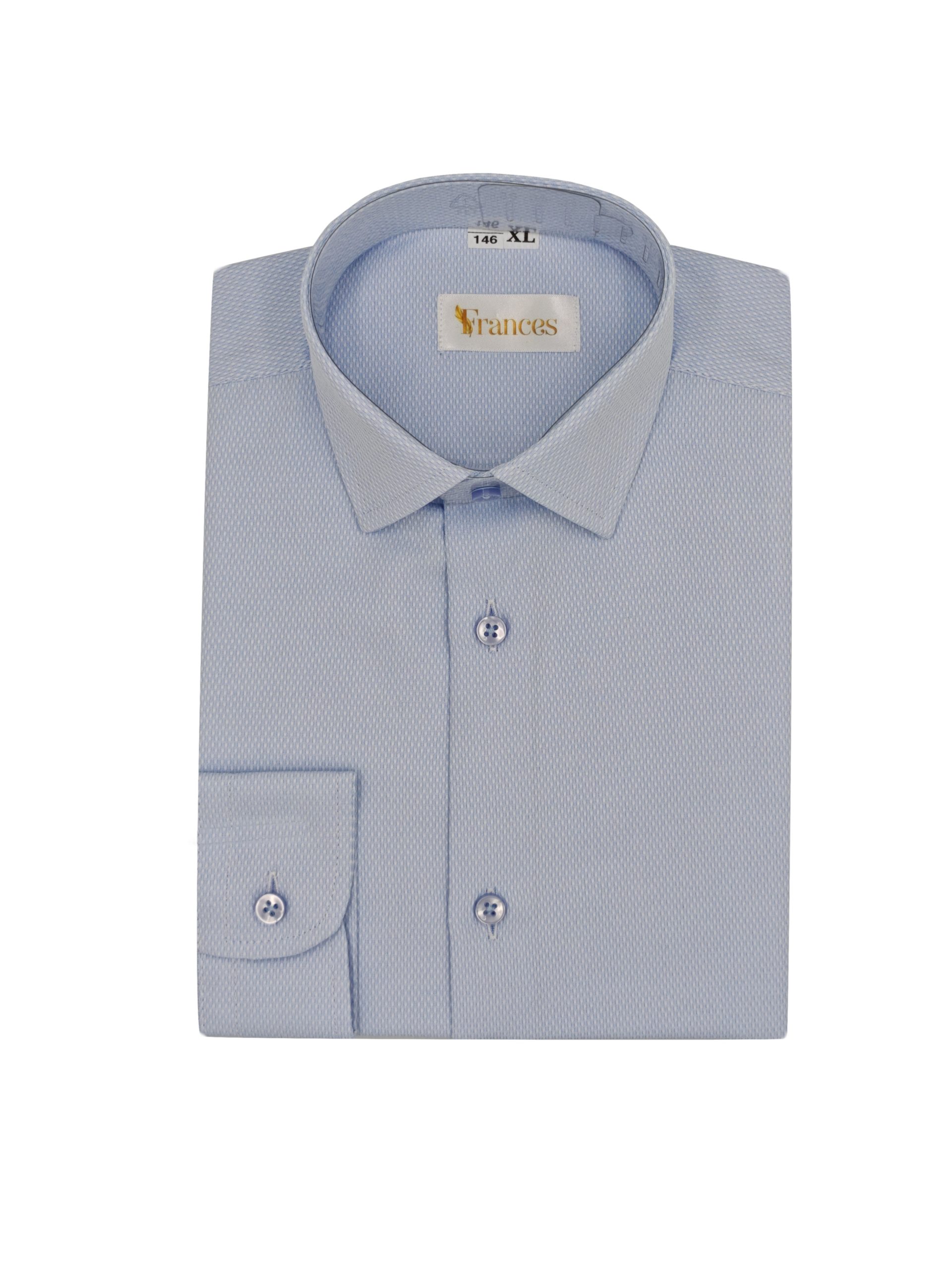 Błękitna koszula smart-casual