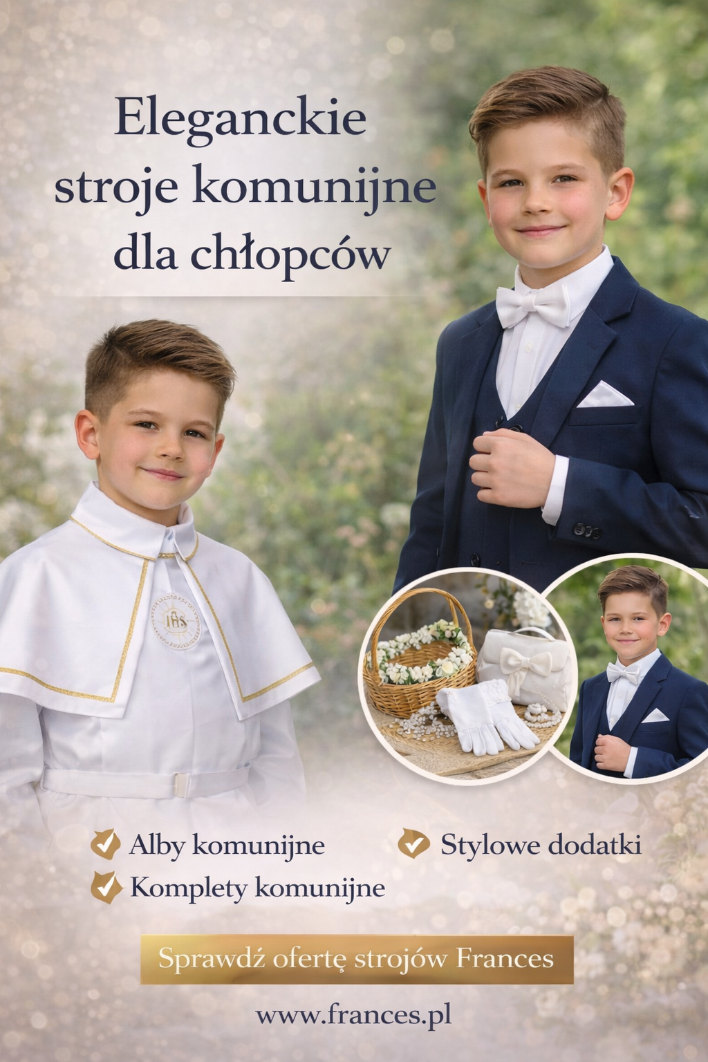 Read more about the article Koszule, garnitury i alby komunijne dla chłopców – jak wybrać idealny strój na Pierwszą Komunię?